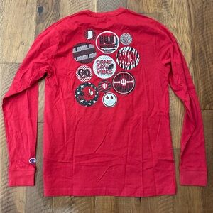 Women’s Indiana University Long Sleeve Pocket Tee - Champion - Size M NWOT
